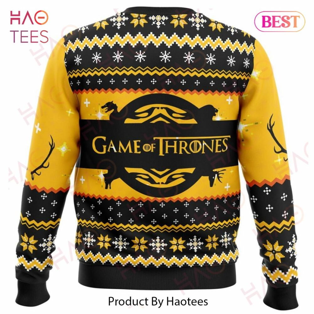 Game Of Thrones House Baratheon Ugly Christmas Ugly Christmas Sweater - Festive Knit For Fans - Image 3