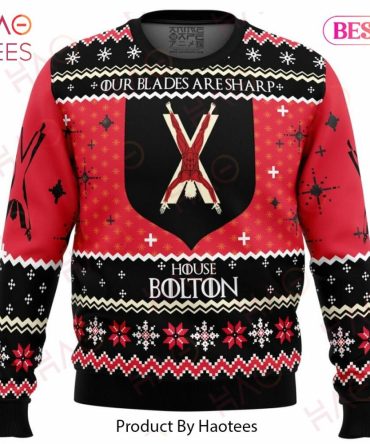 Cozy House Bolton Ugly Christmas Sweater - Unique Holiday Gift For Fans