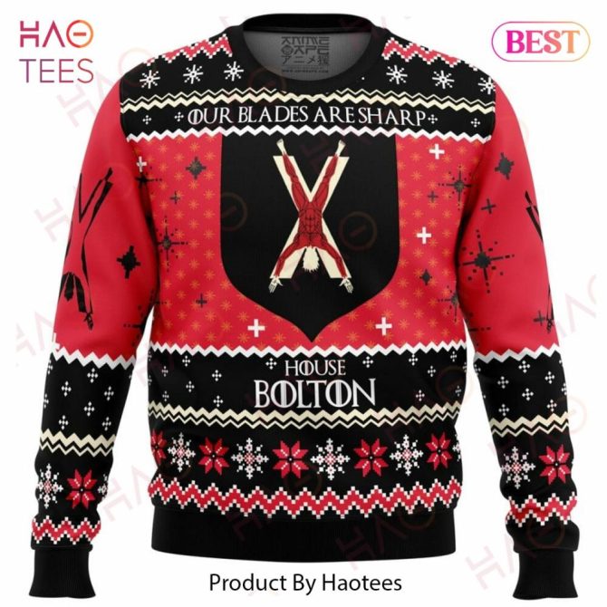Cozy House Bolton Ugly Christmas Sweater - Unique Holiday Gift For Fans