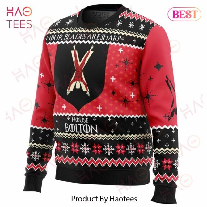Cozy House Bolton Ugly Christmas Sweater - Unique Holiday Gift For Fans - Image 2