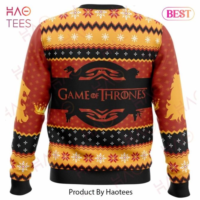 Cozy Lannister Sweater - Hear Me Roar Lion Design, Perfect For Fans & Winter Style - Image 3