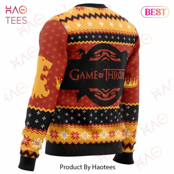 Cozy Lannister Sweater - Hear Me Roar Lion Design, Perfect For Fans & Winter Style - Image 4