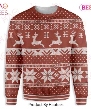 Cozy Reindeer Christmas Sweater - Festive Holiday Knit By Haotees - Perfect Winter Gift!