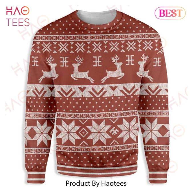 Cozy Reindeer Christmas Sweater - Festive Holiday Knit By Haotees - Perfect Winter Gift!