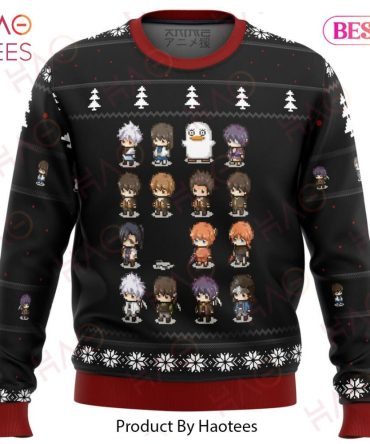 Cozy Anime Pixel Art Christmas Sweater – Fun Winter Holiday Knit By Haotees
