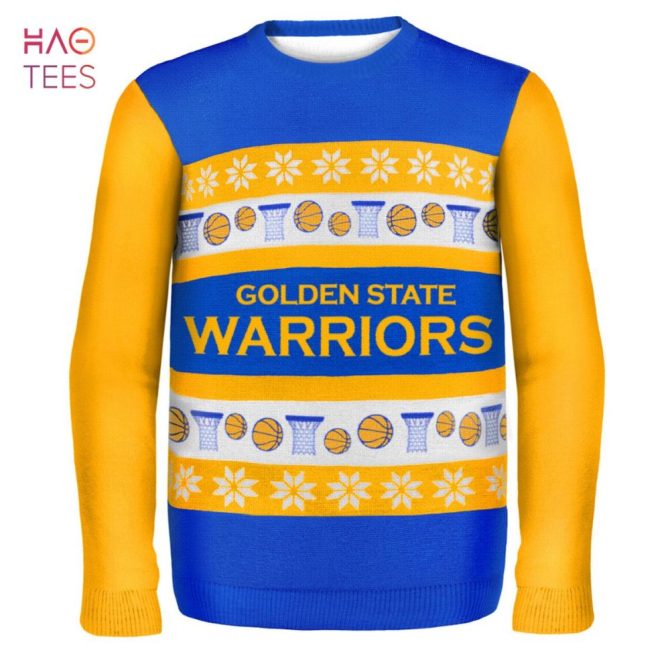 Best Golden State Warriors Nba Ugly Christmas Sweater Wordmark