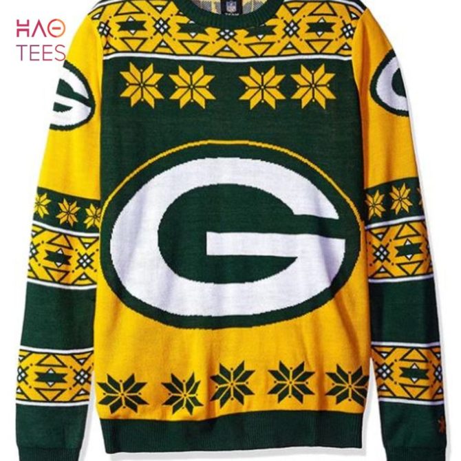 Best Green Bay Packers Big Logo Nfl Ugly Christmas Sweater