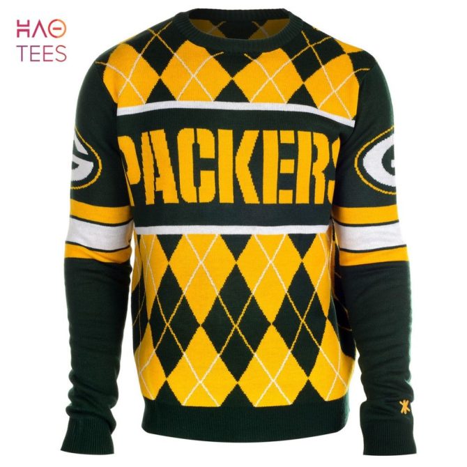 Best Green Bay Packers Exclusive Nfl Argyle Ugly Christmas Sweater