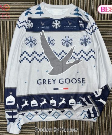 Cozy Grey Goose Sweater - Stylish Winter Design For Ultimate Comfort