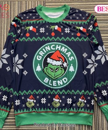 Festive Grinchmas Blend Sweater - Cozy Holiday Style With Fun Christmas Design