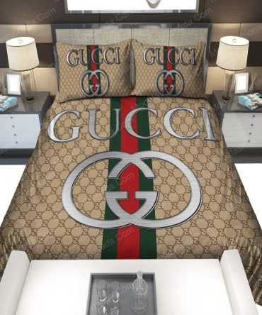 Luxurious Iconic Gucci Logo 3D Bedding Sets