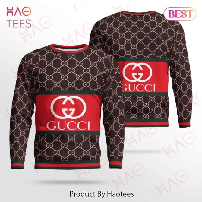 Best Gucci Classic Color 3D Ugly Sweater Limited Edition