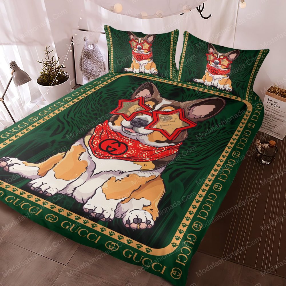 Gucci Corgi Bedding Sets - Image 3