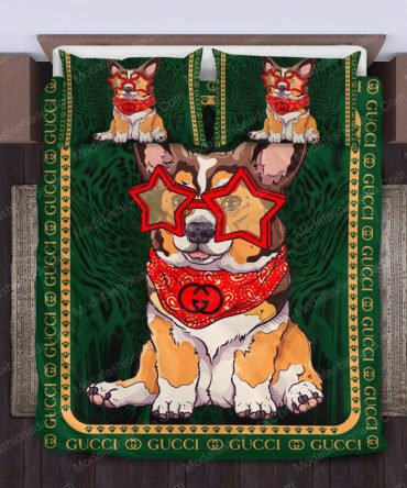 Gucci Corgi Bedding Sets