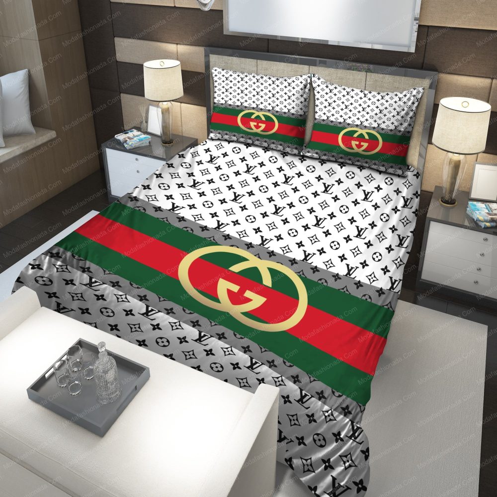Gucci Louis Vuitton Symbol Bedding Sets - Image 2