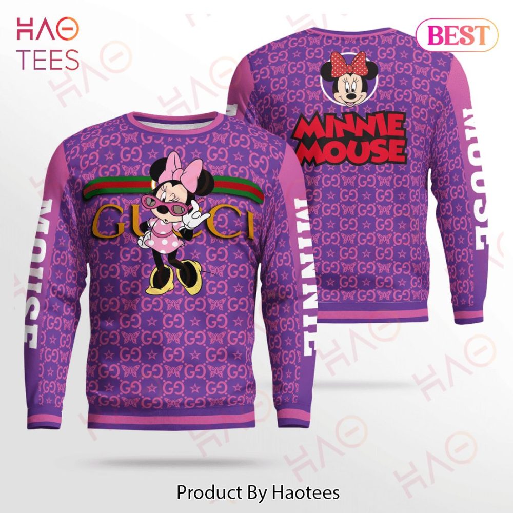 Gucci Minnie Mouse 3D Ugly Sweater - Ni91
