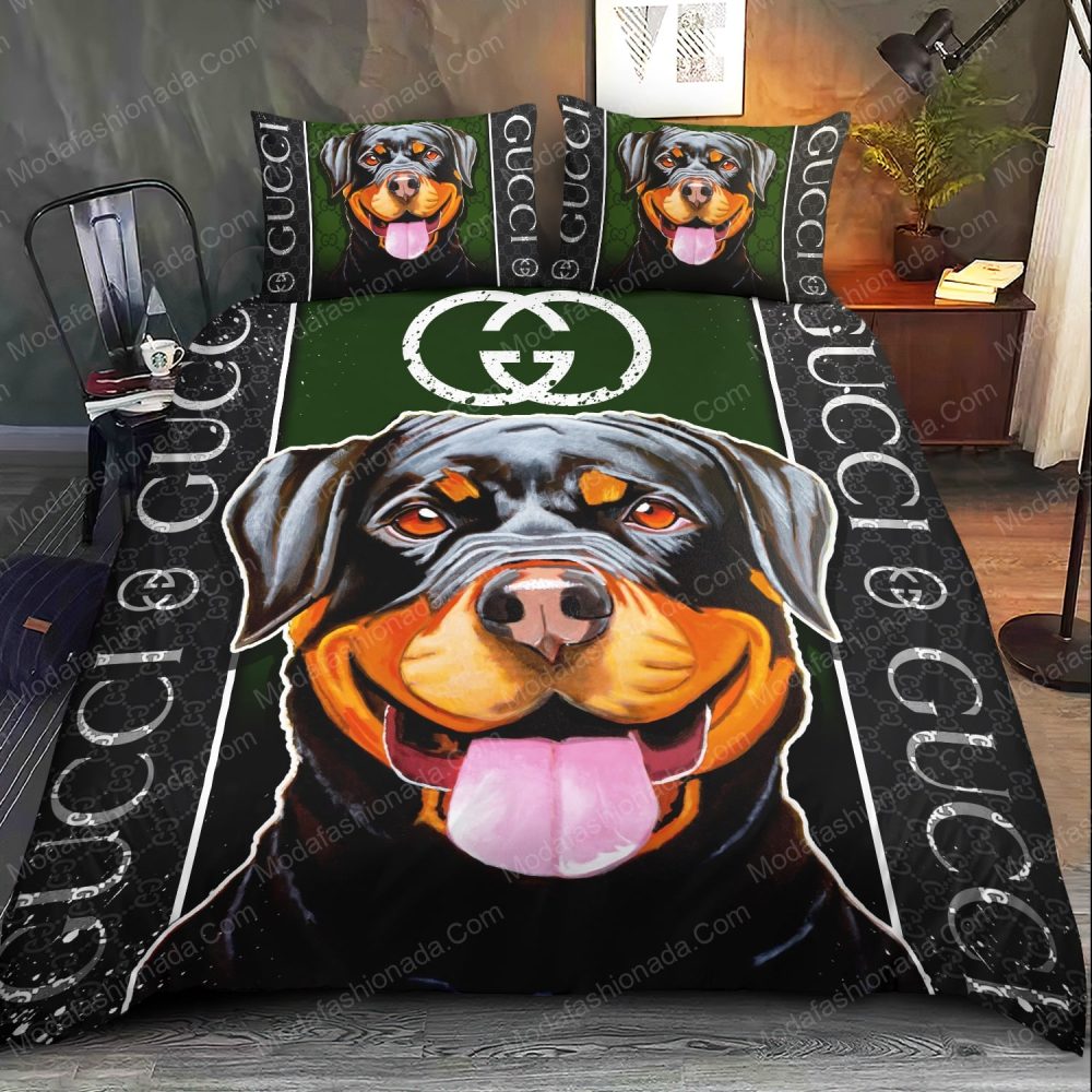 Gucci Rottweilers Bedding Sets - Image 2