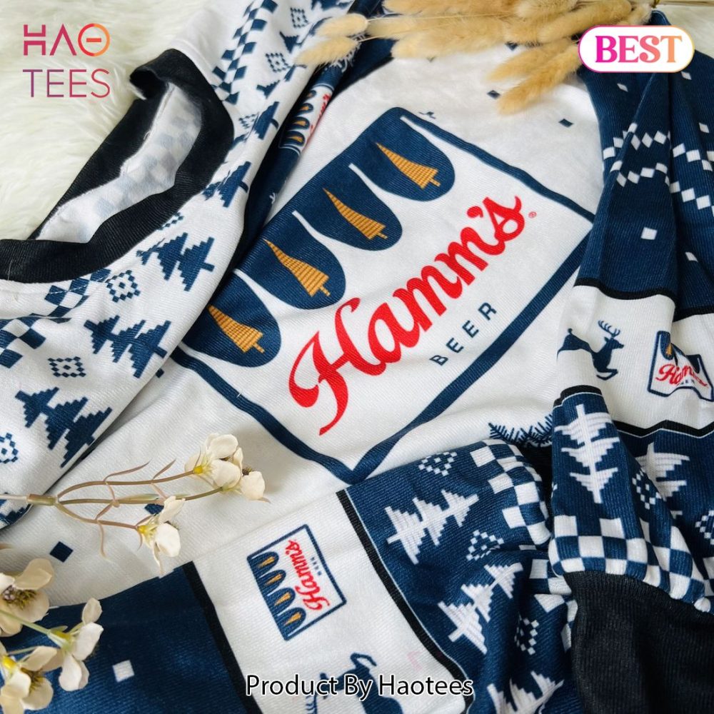 Festive Hamm'S Beer Ugly Christmas Ugly Christmas Sweater - Cozy Winter Fashion For Beer Lovers - Image 5