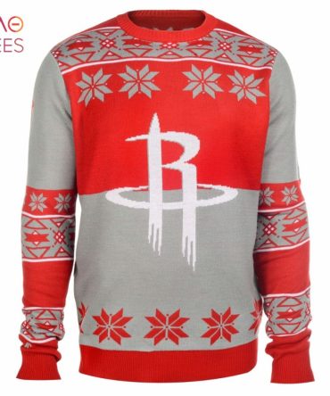 Best Houston Rockets Big Logo Nba Ugly Christmas Sweater