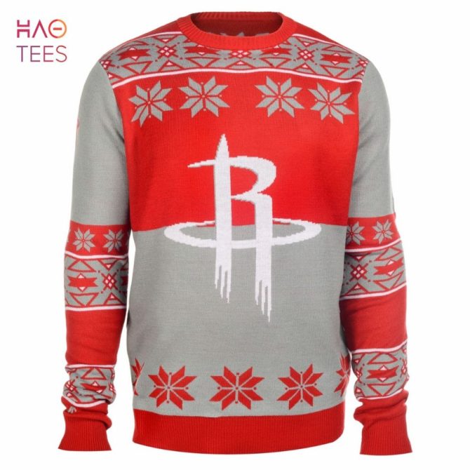 Best Houston Rockets Big Logo Nba Ugly Christmas Sweater