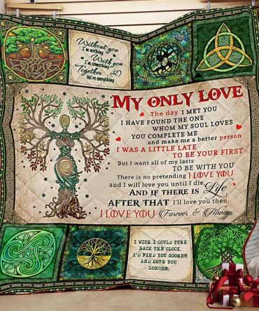 Husband And Wife Tree Of Life St Patricks Day Bk Blanket