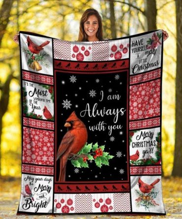 I Am Always With You Christmas Gift For Lover Blanket