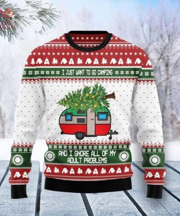 Cozy Camping Christmas Sweater – Fun Festive Holiday Pullover For Campers!