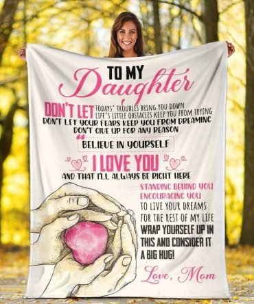 I Love You Pink Diamond Blanket