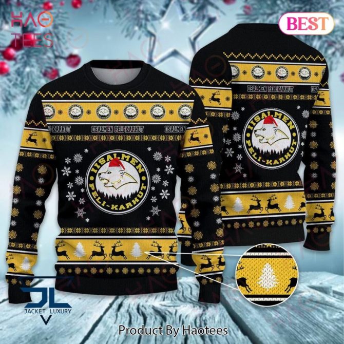 Cozy Nordic Christmas Sweater – Festive Reindeer & Snowflake Design, Perfect For Holiday Cheer!