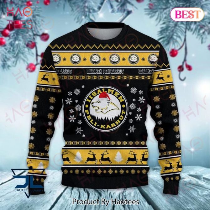 Cozy Nordic Christmas Sweater – Festive Reindeer & Snowflake Design, Perfect For Holiday Cheer! - Image 2