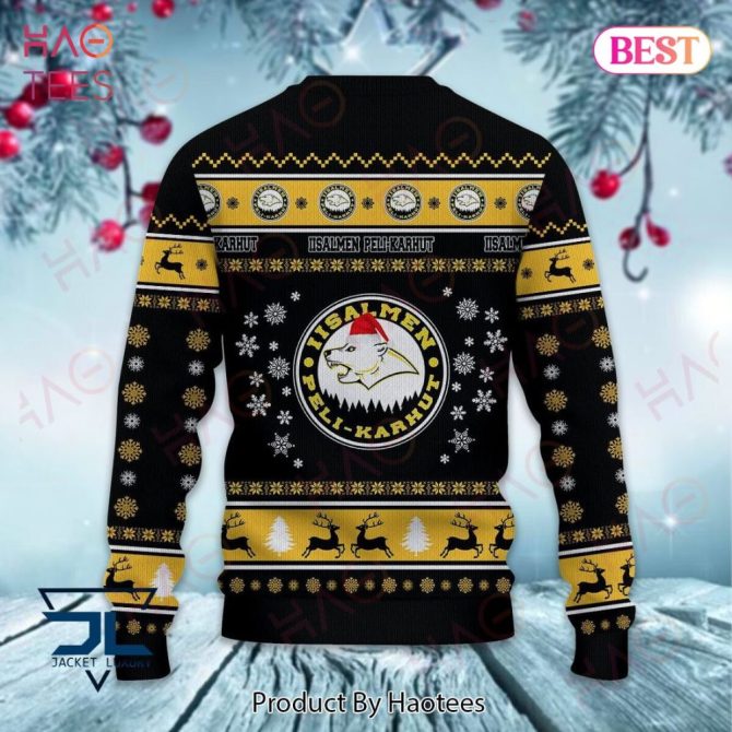 Cozy Nordic Christmas Sweater – Festive Reindeer & Snowflake Design, Perfect For Holiday Cheer! - Image 3
