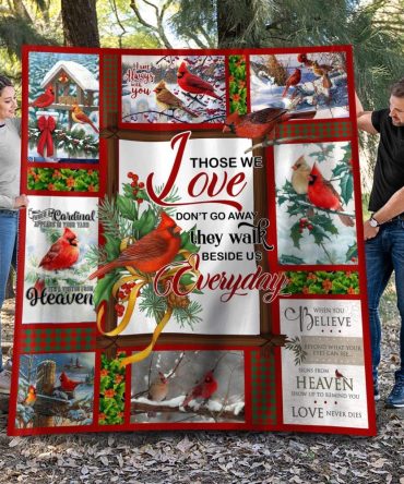 I'M Always With You Cardinal Bird Gift For Lover Blanket