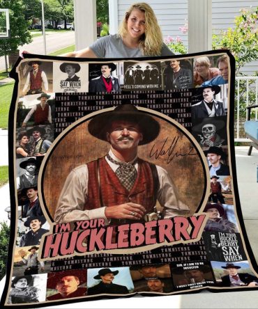 Im Your Huckleberry Doc Holliday Blanket
