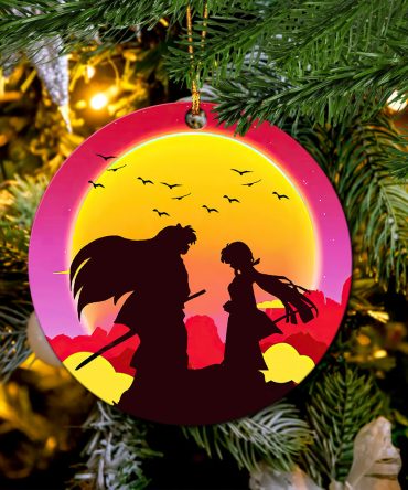 Inuyahsa Sunset Ceramic Ornament Perfect Gift For Holiday