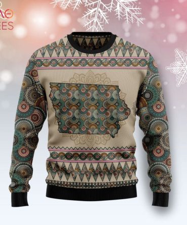 Cozy Geometric Pattern Sweater - Unisex Winter Knitwear For Stylish Comfort