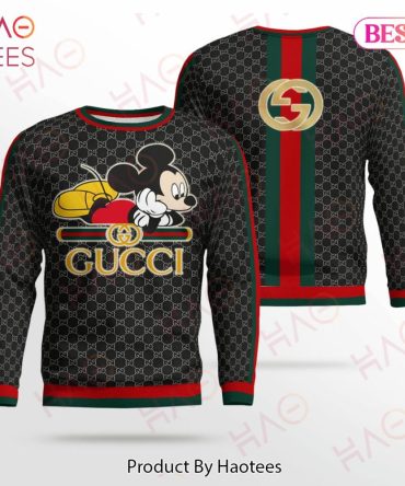 Best Italian Gucci Mickey Mouse 3D Ugly Sweater Limited Edition