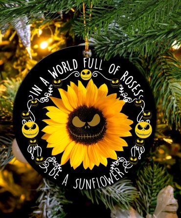 Jack Sun Flower Ceramic Ornament Perfect Gift For Holiday