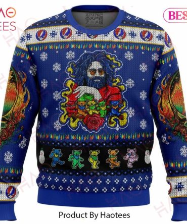 Colorful Grateful Dead Ugly Christmas Sweater - Perfect For Festive Celebrations!