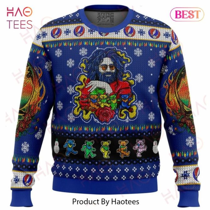 Colorful Grateful Dead Ugly Christmas Sweater - Perfect For Festive Celebrations!
