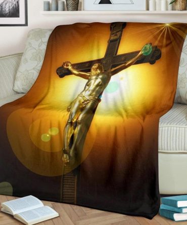 Jesus Cross Faith Hope Love For Christ Christian Blanket