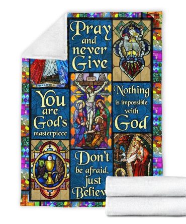 Jesus Nothing Is Impossible With God For Christ Christian Blanket
