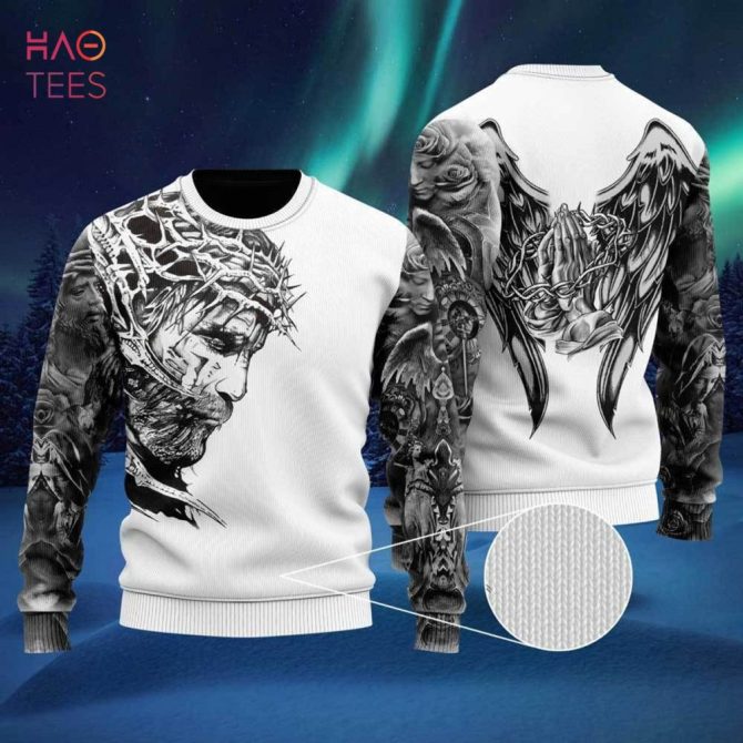 Bold Angel & Crown Graphic Sweatshirt - Unique Design, Perfect Gift For Art Lovers