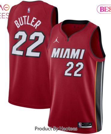 Authentic Miami Red Basketball Jersey - Player Edition #22 - Premium Quality Gear