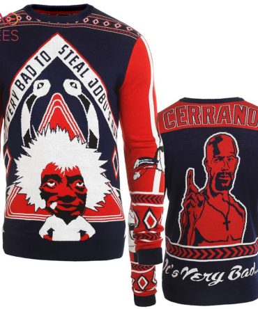 Best Jobu Pedro Cerrano Major League Ugly Christmas Sweater By Forever Collectibles