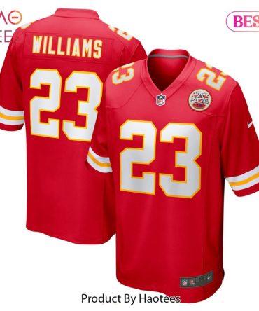 Authentic Red Football Jersey - #23 Williams - High-Quality Fan Apparel By Haotees