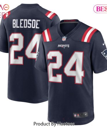 Authentic Patriots Bledsoe #24 Jersey - Premium Nfl Fan Gear For True Patriots