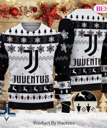 Cozy Juventus Christmas Sweater - Festive Football Fan Gear For Winter