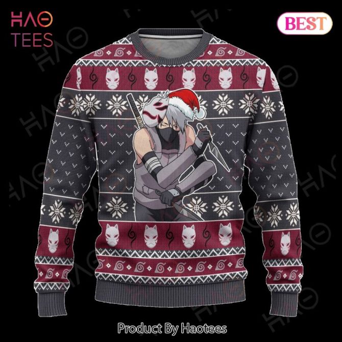 Cozy Anime Ninja Holiday Sweater - Festive & Stylish Knit For Fans