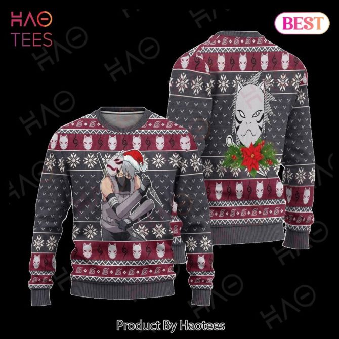 Cozy Anime Ninja Holiday Sweater - Festive & Stylish Knit For Fans - Image 3
