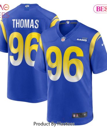 Customizable Blue/Yellow Rams Football Jersey - Personalize With Your Name & Number
